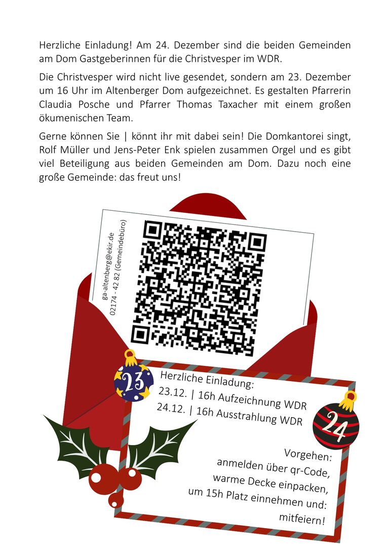 Anmeldung über qr-Code oder Klick auf's Bild.